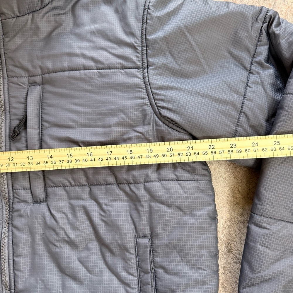 L.L. BEAN Factory Store Full Zip Hooded Parka Puffer Jacket 2000s Gray Size Med - Picture 6 of 10